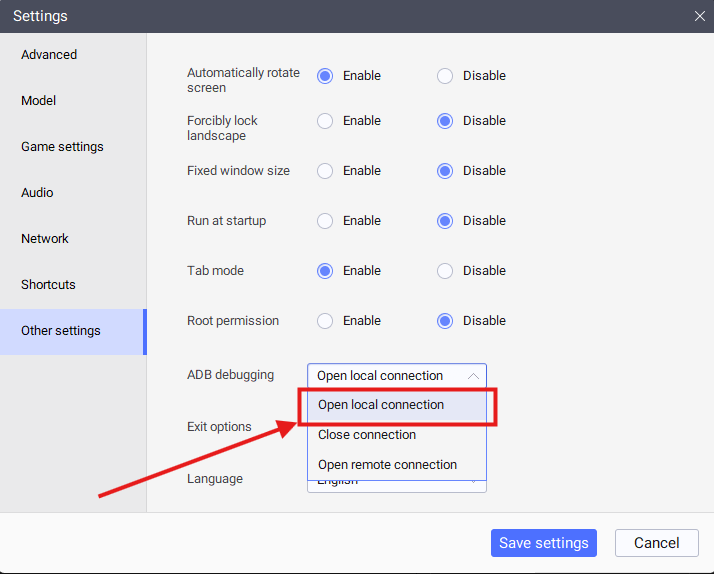 LDPlayer Setting Other
